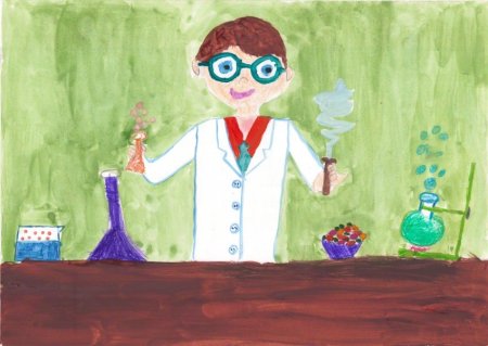 Рисунок ко Дню науки