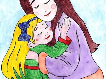 Рисунок ко Дню матери