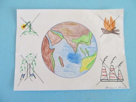 Плакат на тему берегите природу