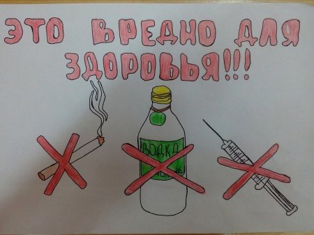 Вредные привычки раскраска