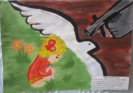 Рисунок нет войне