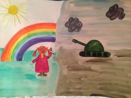 Конкурс рисунков дети против террора