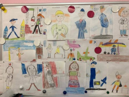 Рисование на тему профессии в детском саду