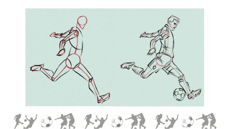 Изо человек в движении