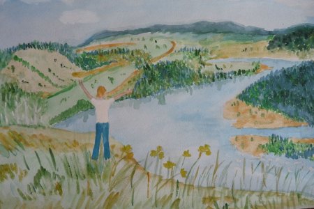 Рисунок мой родной край