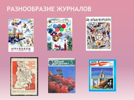 Разнообразие журналов