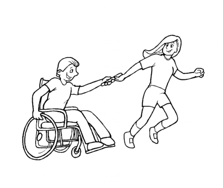 Раскраски ко Дню инвалидов