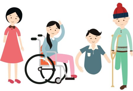 Плакат детей с ограниченными возможностями