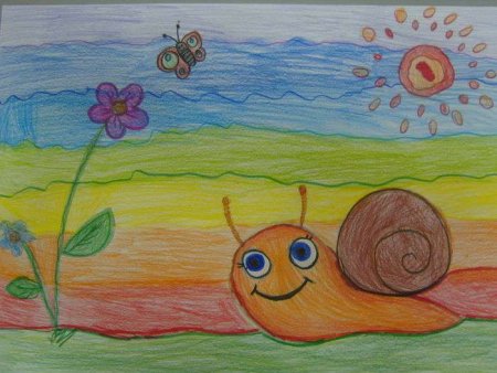 Детские рисунки на тему улыбка