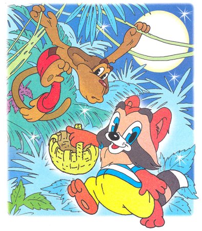 Мультфильмы. Крошка енот