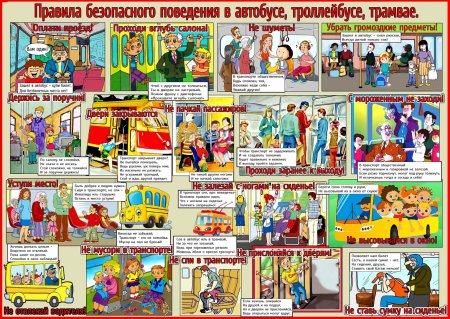 Поведение на остановке общественного транспорта