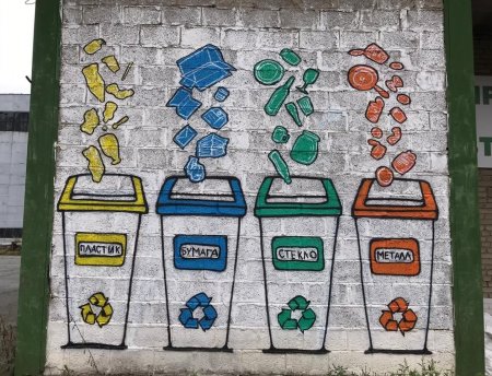 Сортировка мусора раскраска