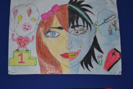 Плакат против вредных привычек