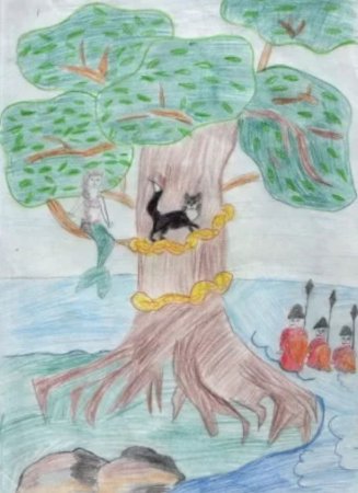 Иллюстрации к "Улукоморья дуб зелёный". Э. Насибулина