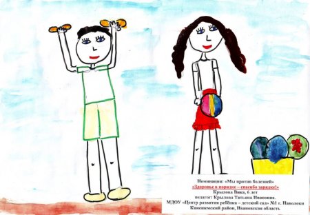 Рисование здоровье старшая