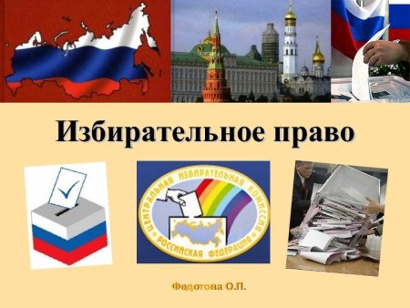 Современное избирательное право