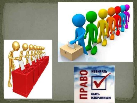 Рисунок избирательное право и избирательный процесс
