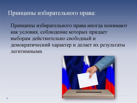 Избирательное право презентация