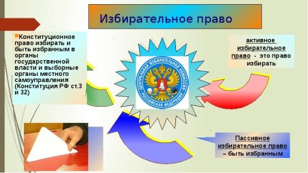 Презентация по теме избирательное право