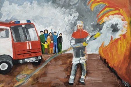МЧС мужество честь спасение рисунки