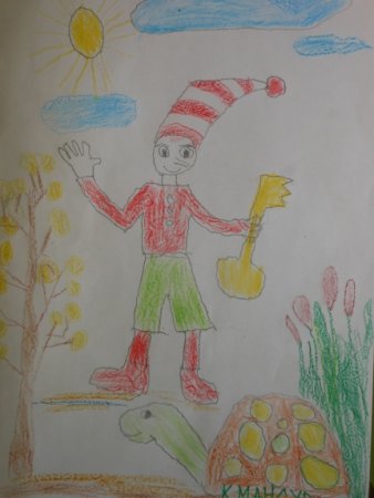 Сказочные персонажи Буратино