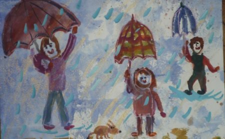 Рисунок на тему у природы нет плохой погоды