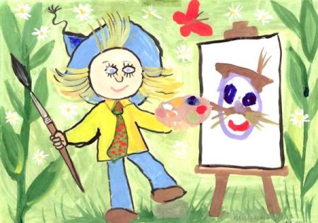 Незнайка детские рисунки