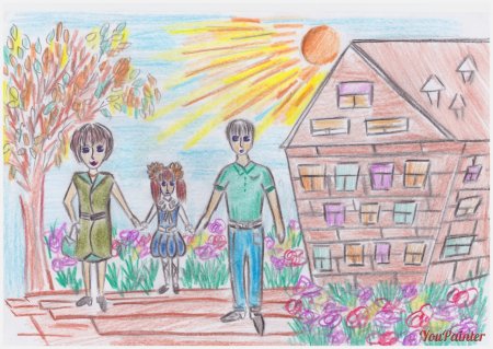 Рисунок моя семья