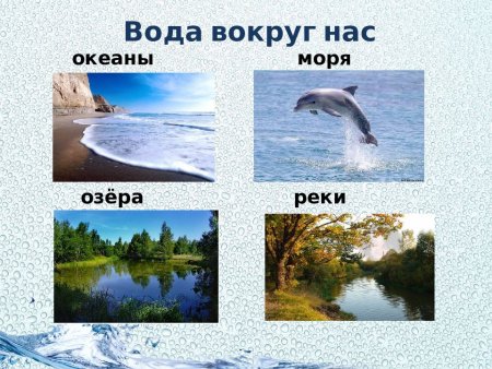 Реки озера моря океаны