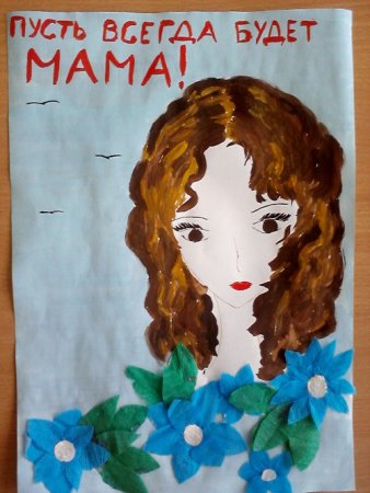 Пусть всегда будет мама рисунки