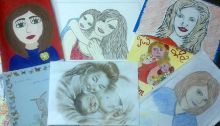 Конкурс рисунков мама