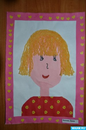 Аппликация для мамы