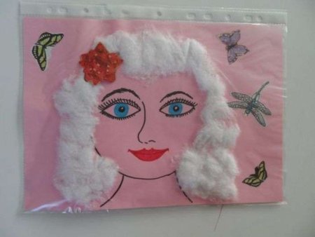 Поделка милой мамочки портрет