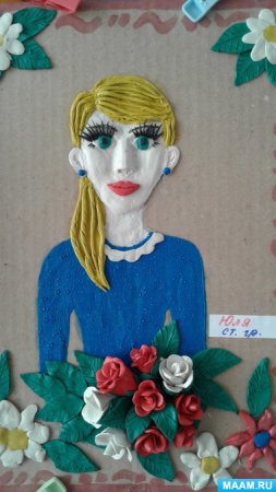 Объемный портрет мамы