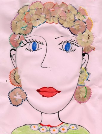 Объемный портрет мамы