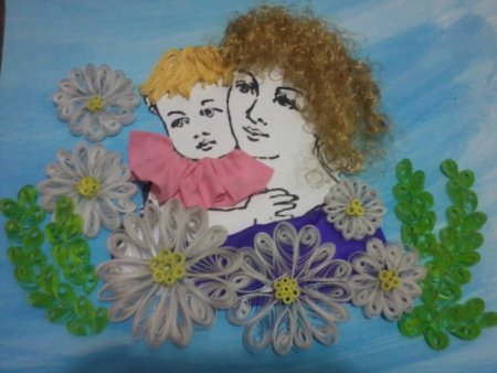 Портрет аппликация