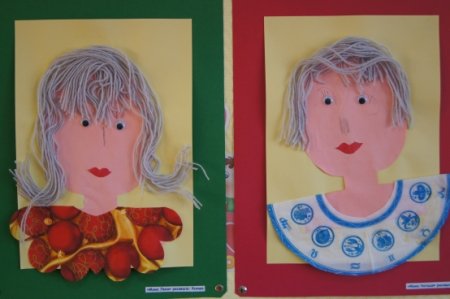 Портрет мамы в детский сад