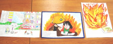 Детские рисунки на тему спички детям не игрушка