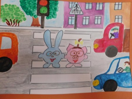 Рисунки по ПДД В ДОУ