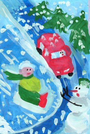 Со Светофоровой наукой по зимним дорогам детства