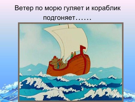 Ветер по морю гуляет Пушкина
