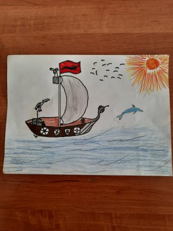 Ветер по морю гуляет и кораблик подгоняет