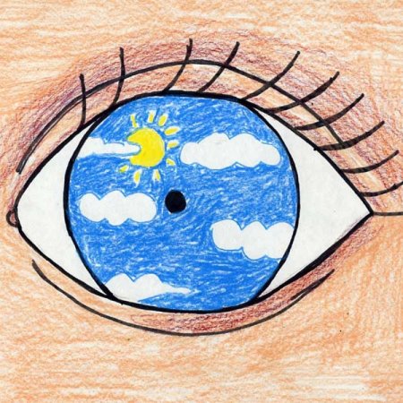 Рисунки на тему зрение