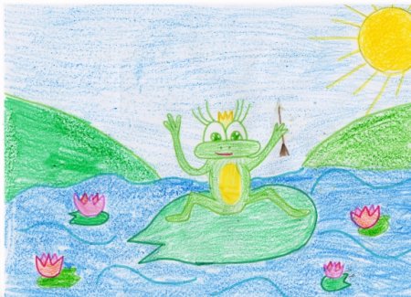 Рисование Царевна лягушка в подготовительной группе