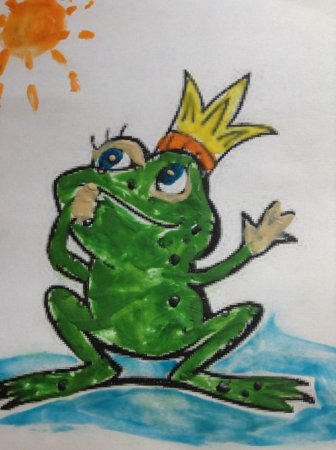 Рисование Царевна лягушка