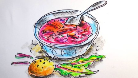 Рисунки про еду