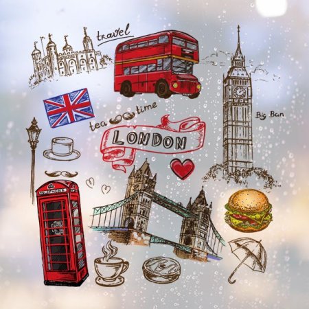 Наклейки Англия