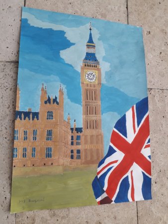 Плакат Великобритания