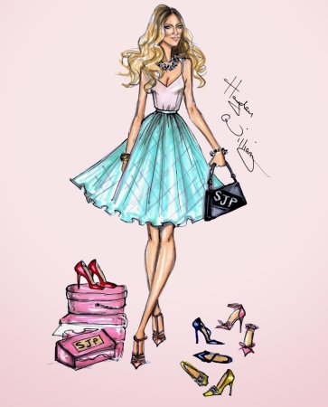 Кэрри Брэдшоу рисунок