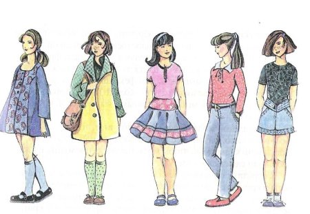 Люди в разной одежде